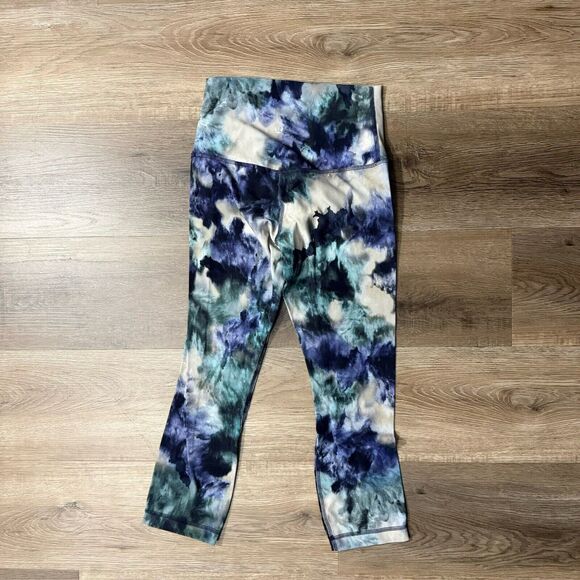Lululemon Align High-Rise Crop Meteor Wash Print Multi Size 4 - Picture 8 of 9